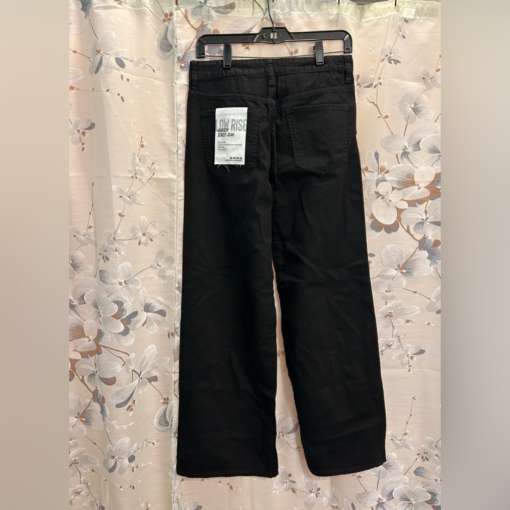 Women’s S.O.N.G. slouchy black low rise street jeans size